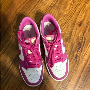 Nike Fuchsia and White Athletic Shoes